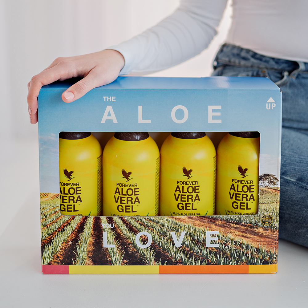 4 Pack Aloe Vera Gel